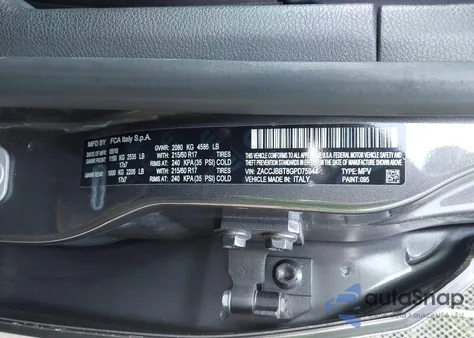 2016 Jeep Renegade Latitude from USA, damaged, VIN ZACCJBBT8GPD75944